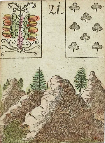 Mountain Lenormand card (21)