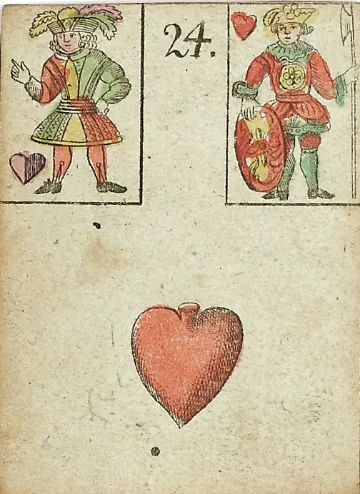 Heart Lenormand card (24)
