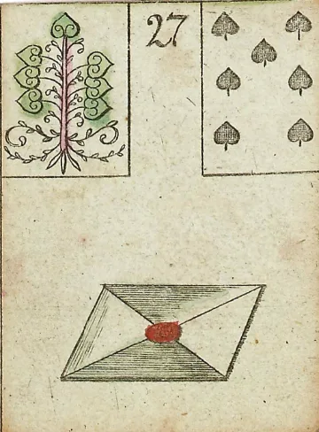 Letter Lenormand card (27)
