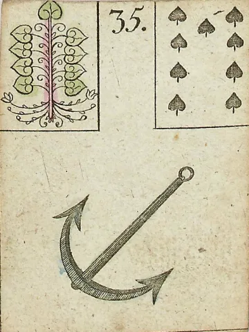 Anchor Lenormand card (35)