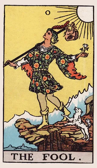 The Fool tarot card, Rider–Waite–Smith deck