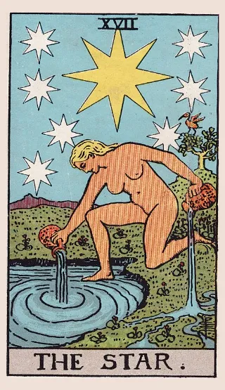 The Star, Rider–Waite–Smith tarot